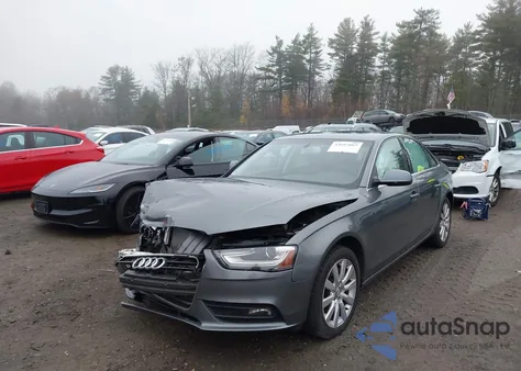 2013 Audi A4 2.0T Premium from USA, damaged, VIN WAUBFAFL4DN044524